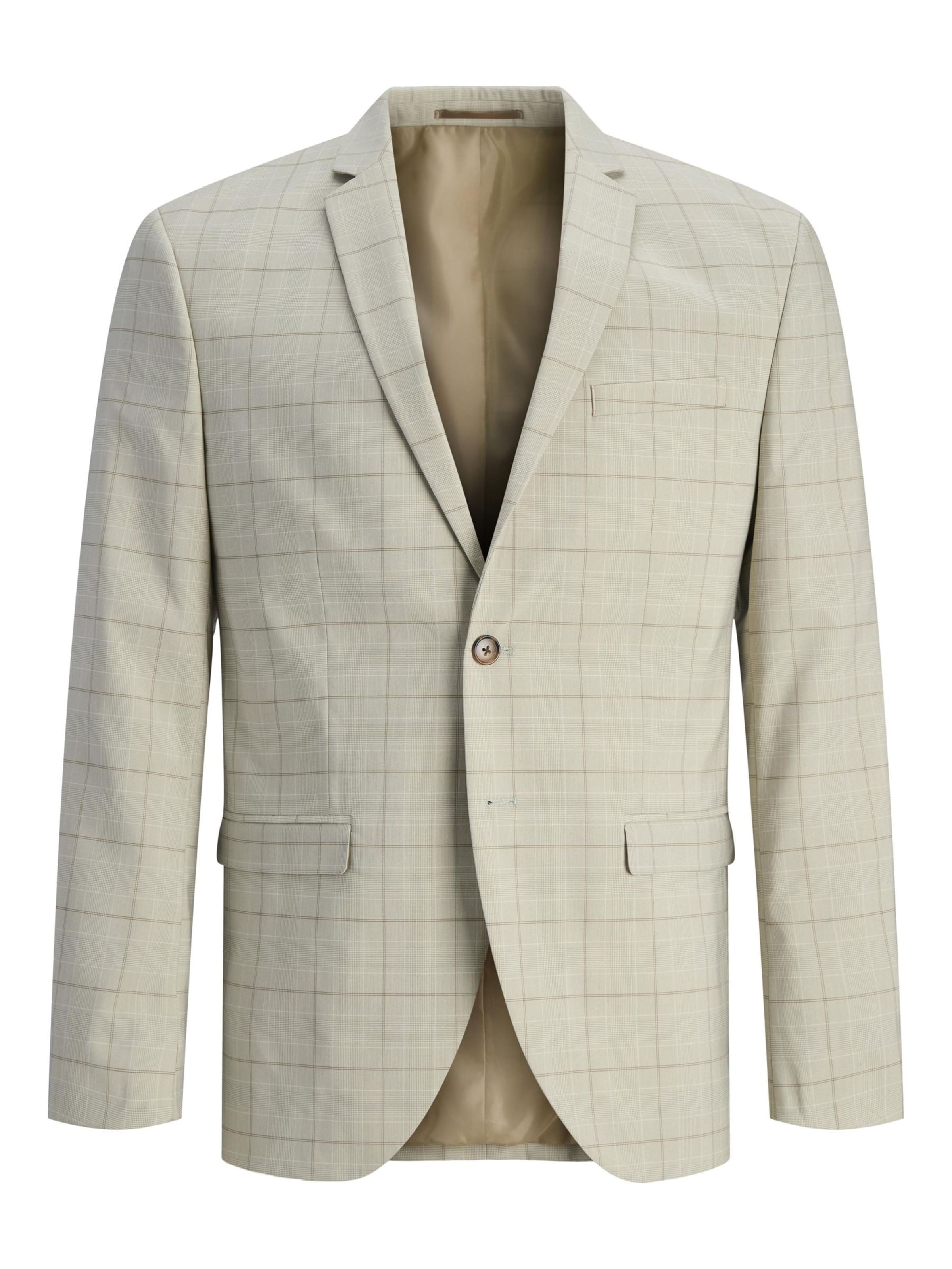 JACK & JONES Slim fit Colbert 'JPRFranco' in Grijs: voorkant