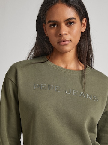 Pepe Jeans Sweatshirt 'HANNA' in Green