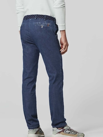 MEYER Slimfit Jeans 'Oslo' in Blauw