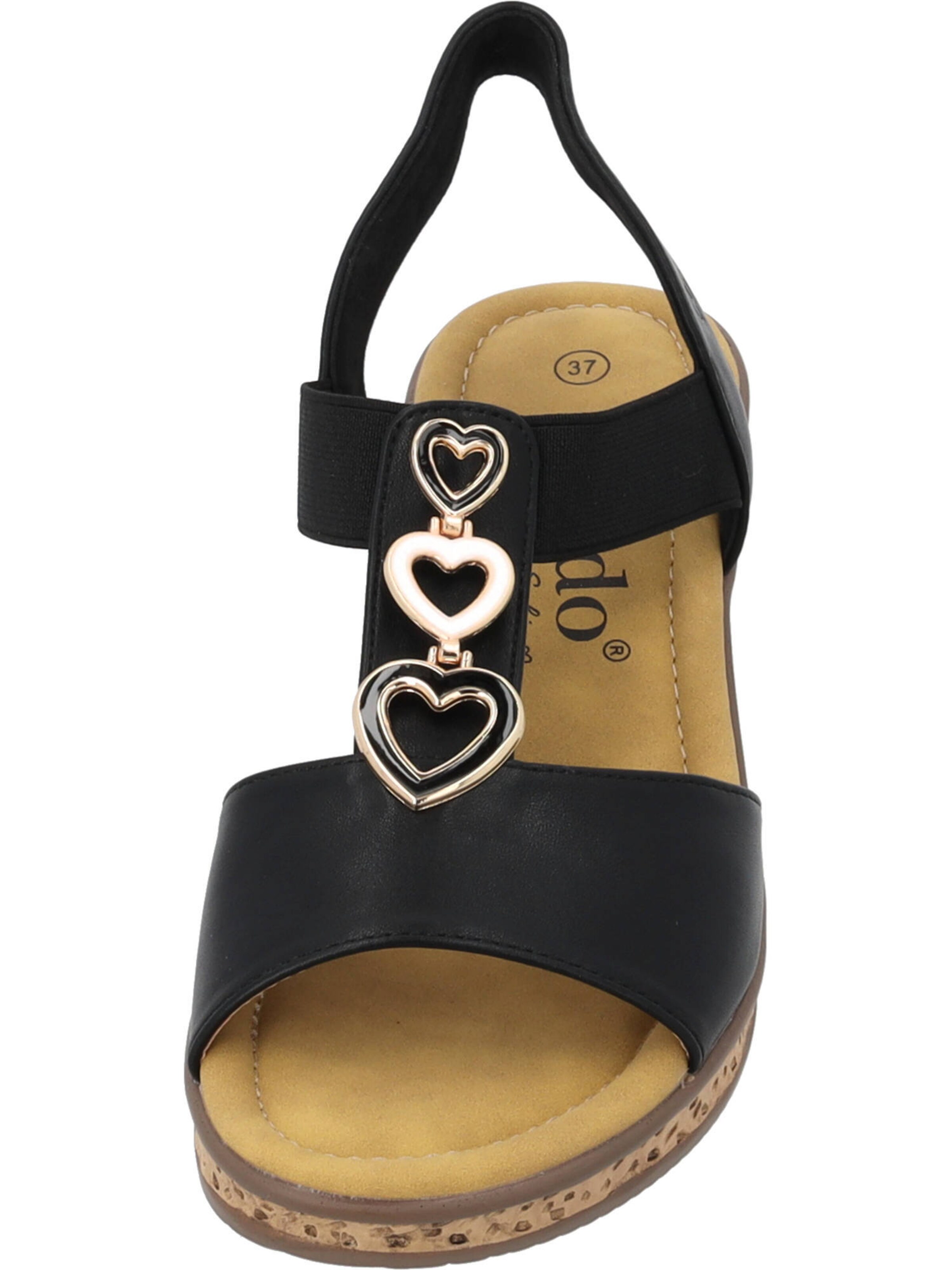 Palado by Sila Sahin Sandaal 'Selri' in Zwart