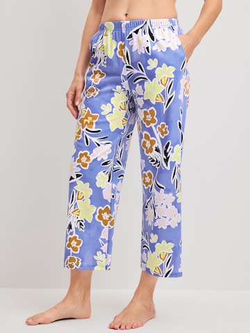 CALIDA Pajama pants 'Late Bloom M&M' in Blue