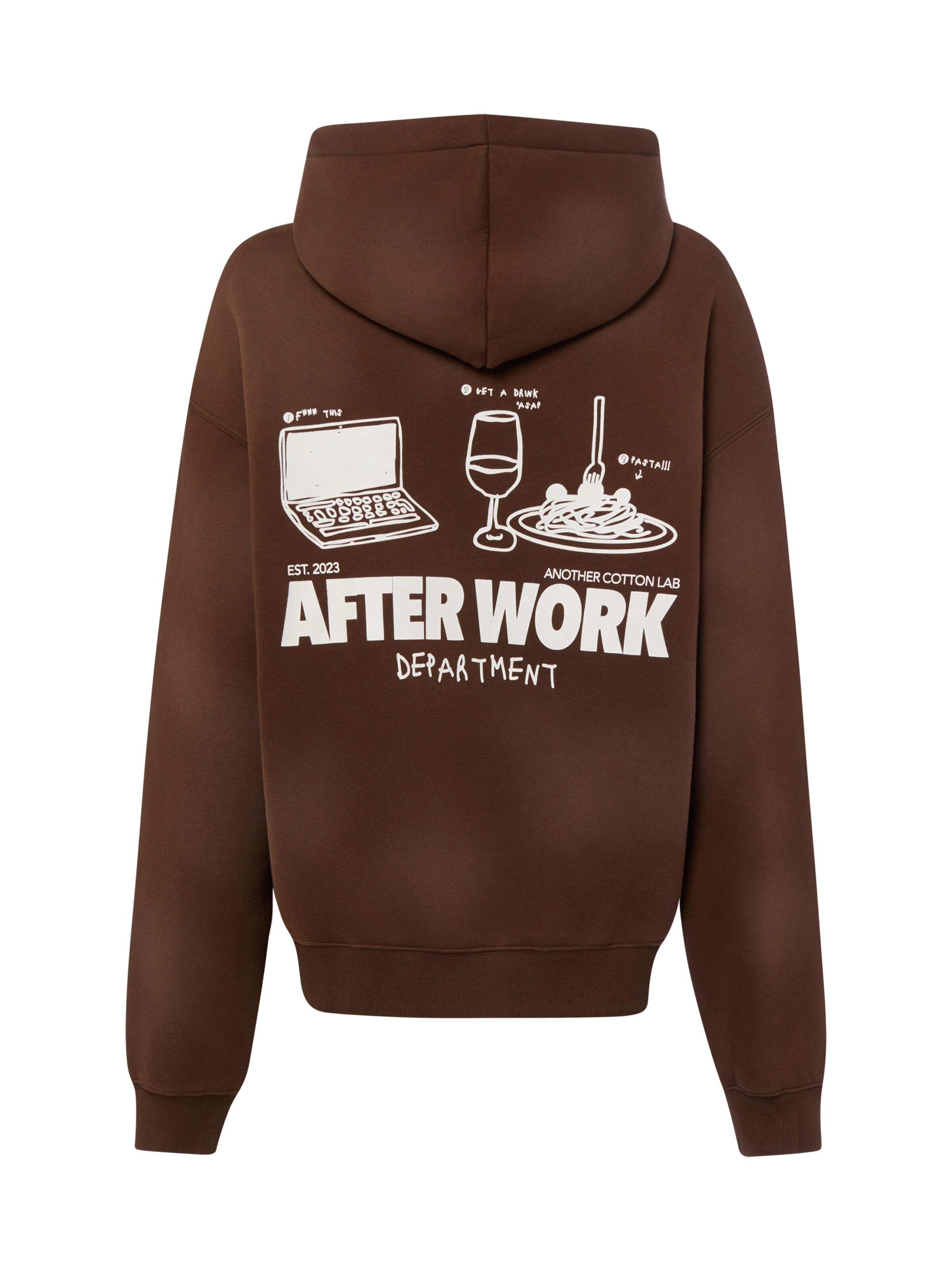 Another Cotton Lab Sweatshirt ' Afterwork ' in Braun