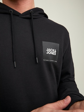 JACK & JONESSweater majica 'Lock' - crna boja