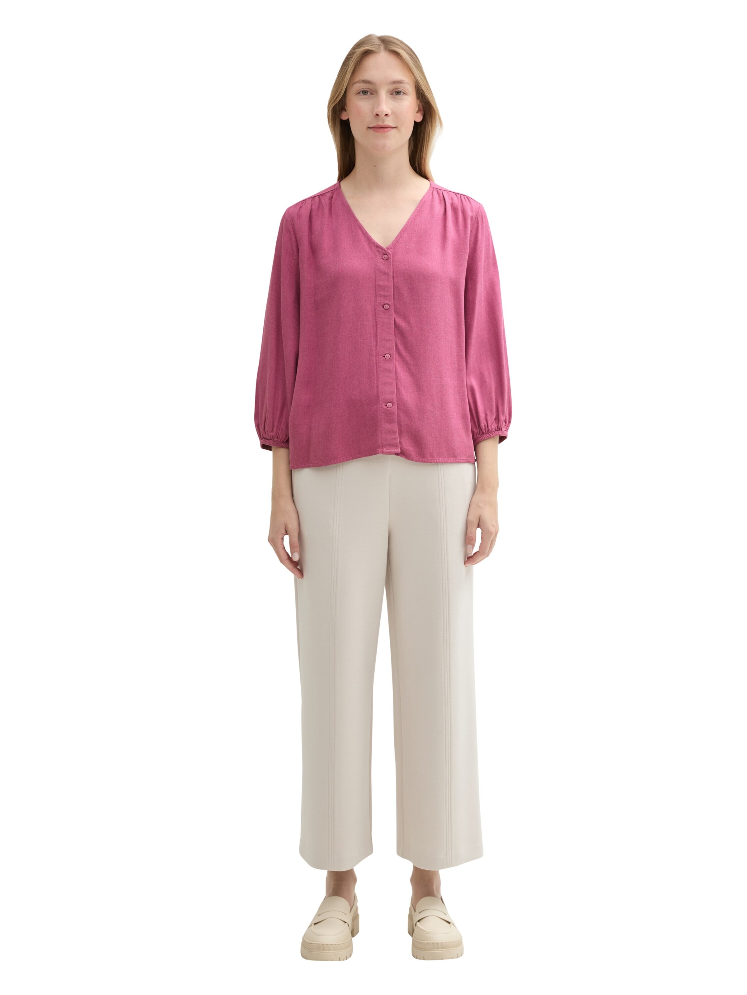 TOM TAILOR Bluse in Pink