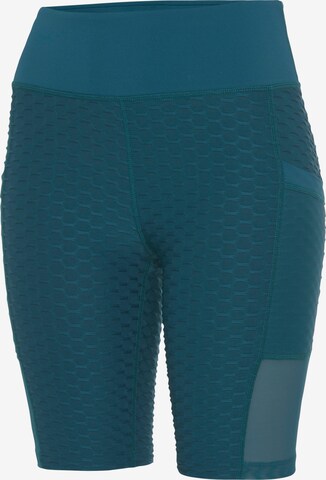 VIVANCE Skinny Workout Pants in Blue