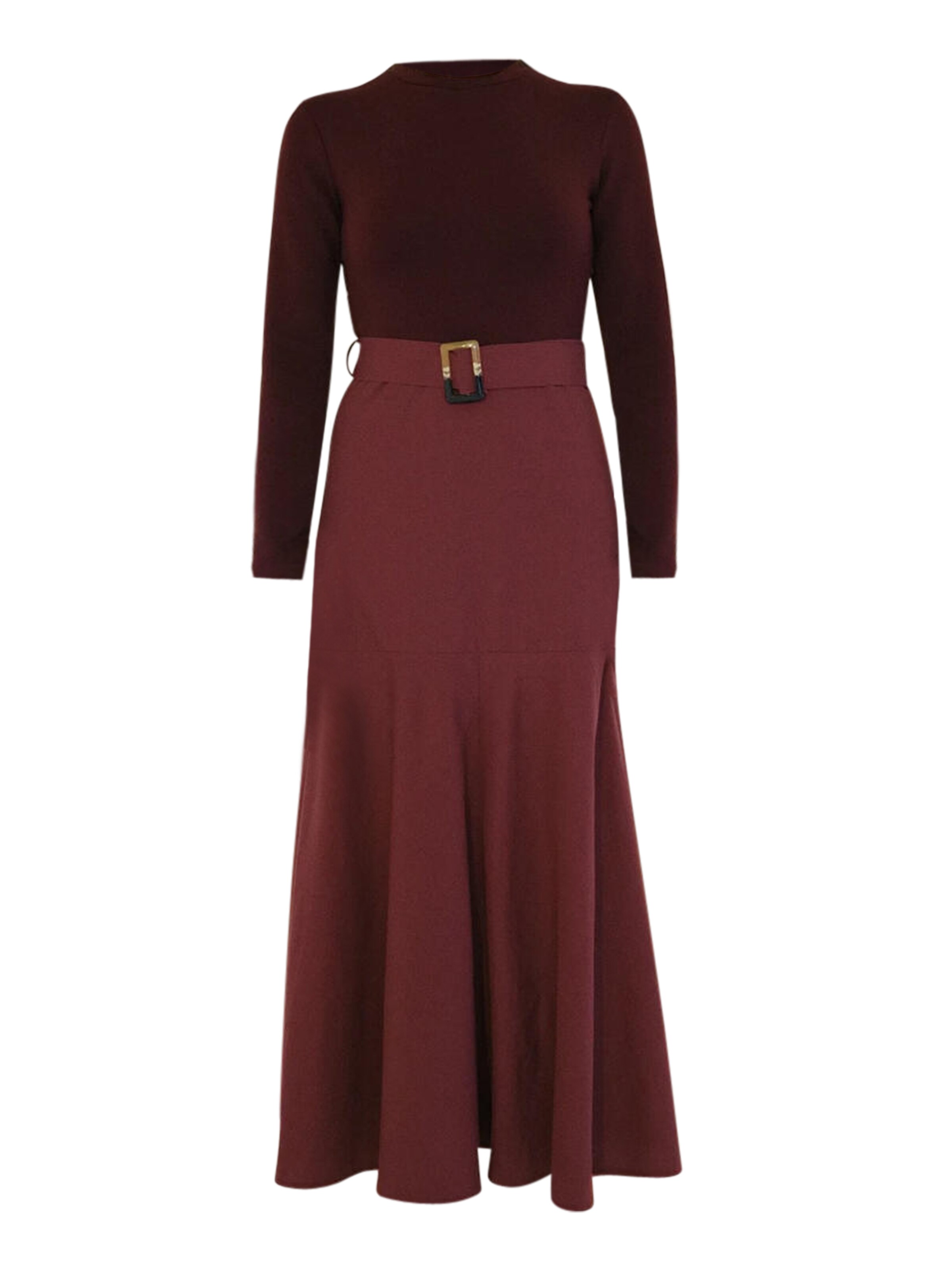 Touche Prive Jurk in Rood: voorkant