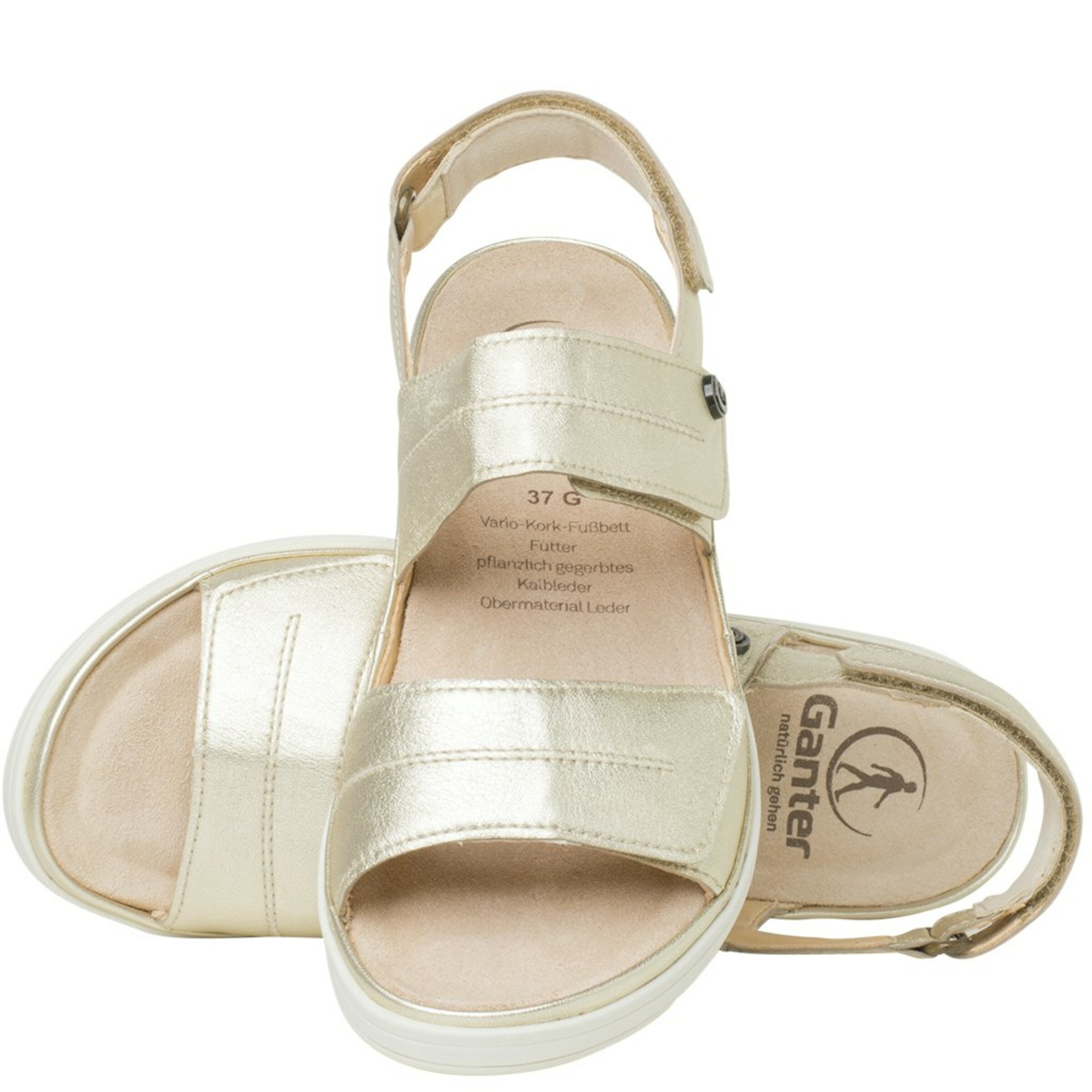 Ganter Sandaal in Goud