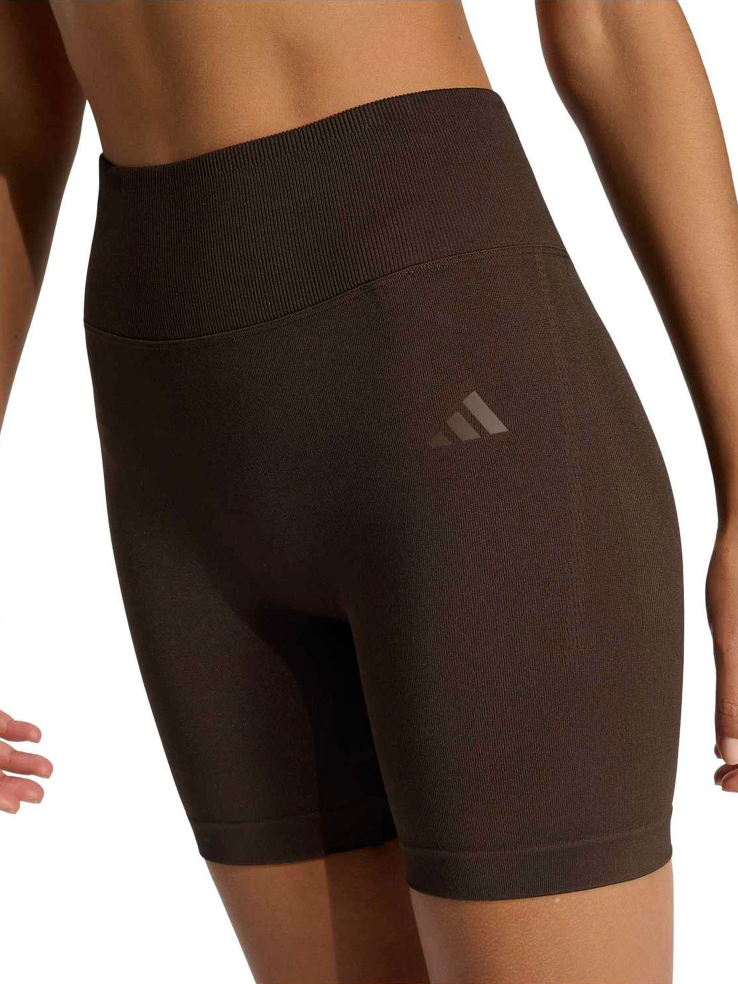 ADIDAS PERFORMANCE - Skinny Calças de desporto em castanho