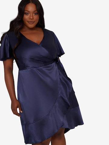 Chi Chi Curve Cocktail dress in Blue: front