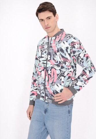 MO - Chaqueta de entretiempo en gris: frente