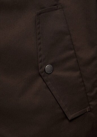 MANGO MAN Between-Season Jacket 'Talco' in Brown