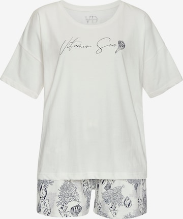 Shorty VIVANCE en blanc : devant