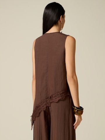 oltre - Blusa en marrón