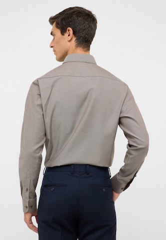 ETERNA Regular fit Overhemd in Bruin