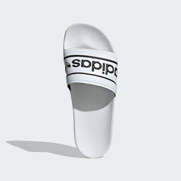 ADIDAS ORIGINALS Beach & Pool Shoes 'Adilette' in White