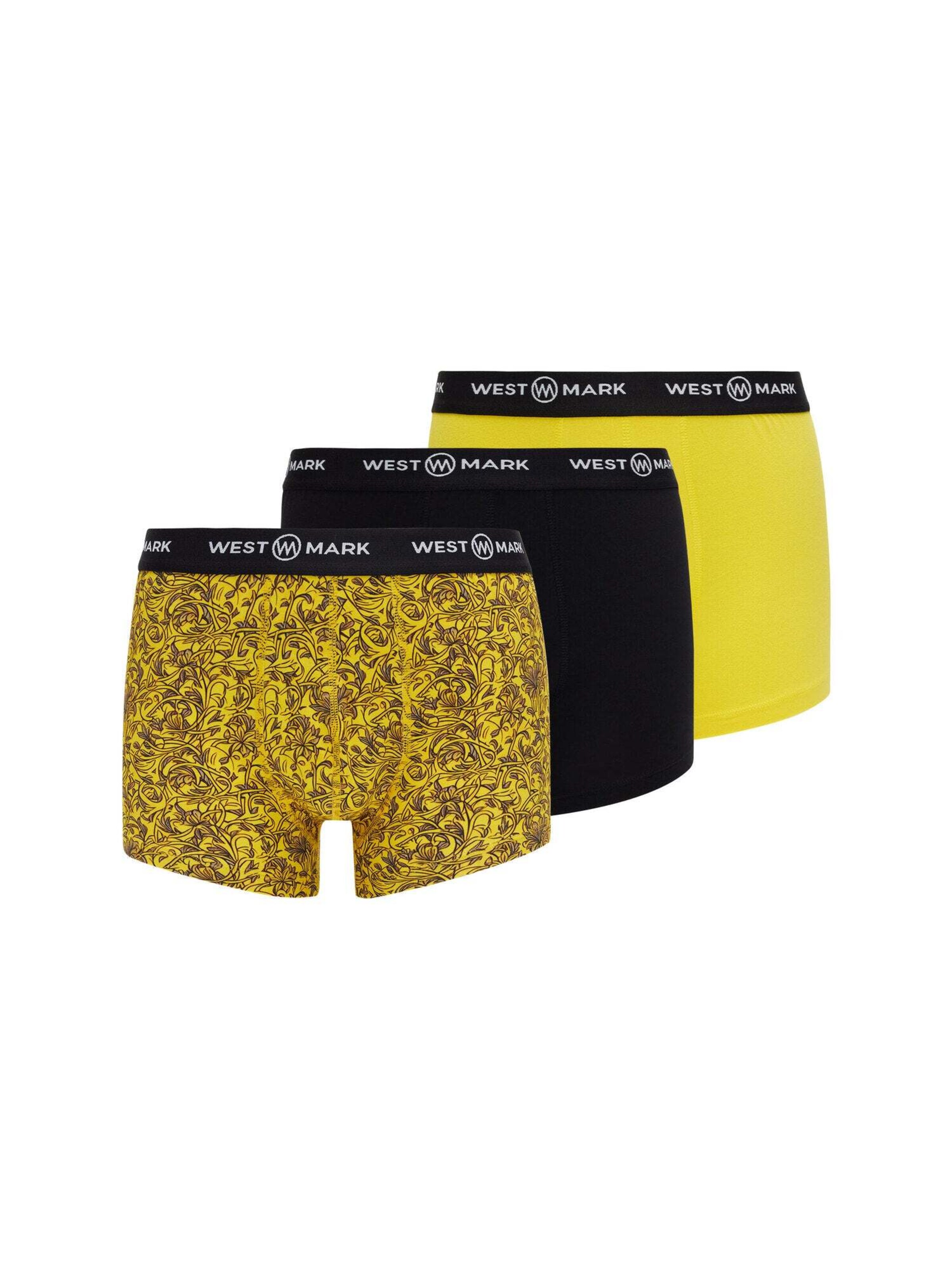 WESTMARK LONDON Boxer shorts 'Oscar' in Yellow: front