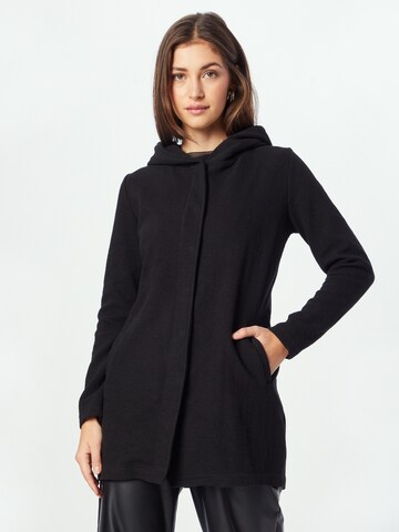 Eight2Nine Between-Seasons Coat in Black: front