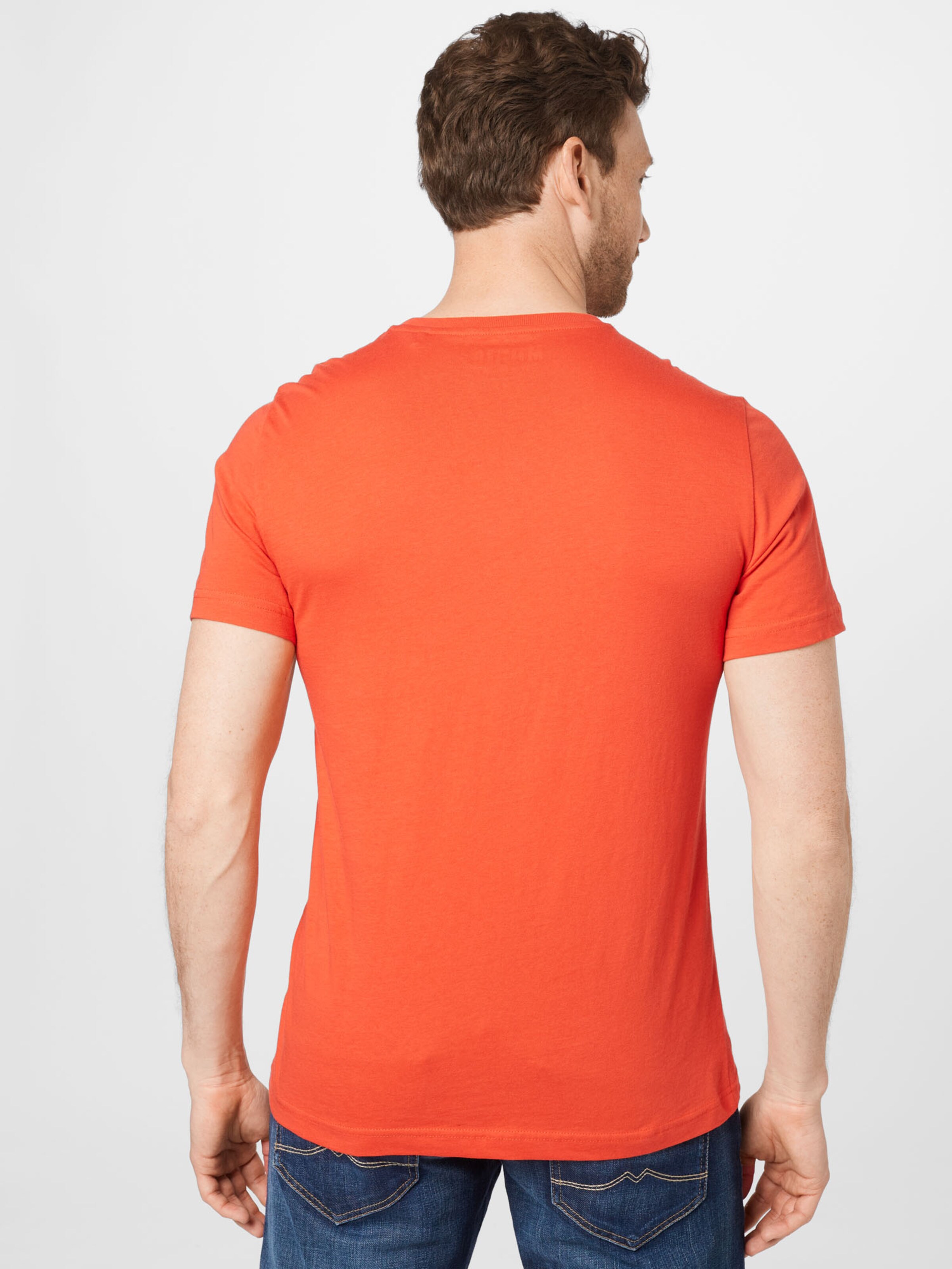 Männer Große Größen MUSTANG T-Shirt 'Alex C' in Hellrot - FU25008 Männer Große Größen MUSTANG T-Shirt 'Alex C' in Hellrot - FU25008