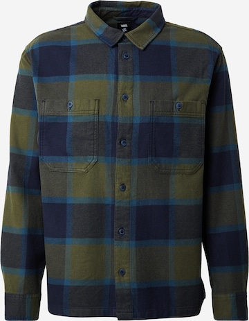 žalia VANS Standartinis modelis Marškiniai 'Larkspur': priekis