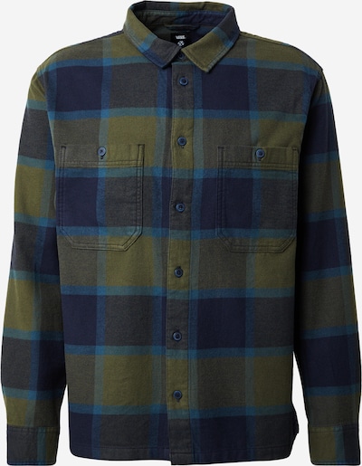 Marškiniai 'Larkspur' iš VANS, spalva – mėlyna / tamsiai mėlyna / žalia / tamsiai žalia, Prekių apžvalga