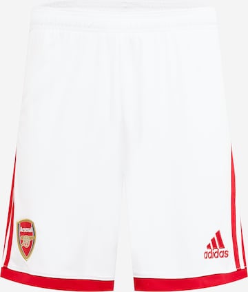 ADIDAS SPORTSWEAR Regularen Športne hlače 'Arsenal 22/23 Home' | bela barva: sprednja stran