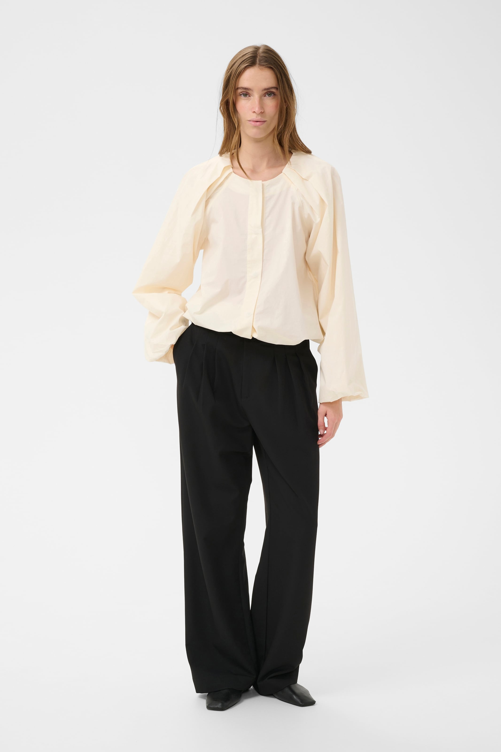 KAREN BY SIMONSEN Blouse 'KBEnya' in Beige