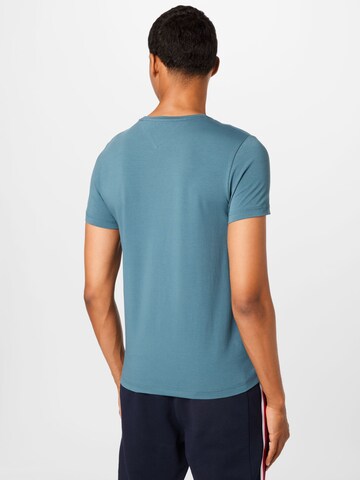 TOMMY HILFIGER Slim Fit T-Shirt in Blau