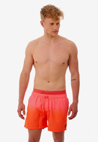 BECO the world of aquasports Board Shorts 'BEactive' in Red: front