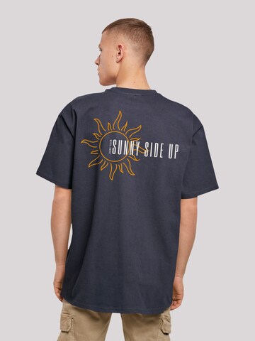 T-Shirt 'Sunny side up' F4NT4STIC en bleu : devant