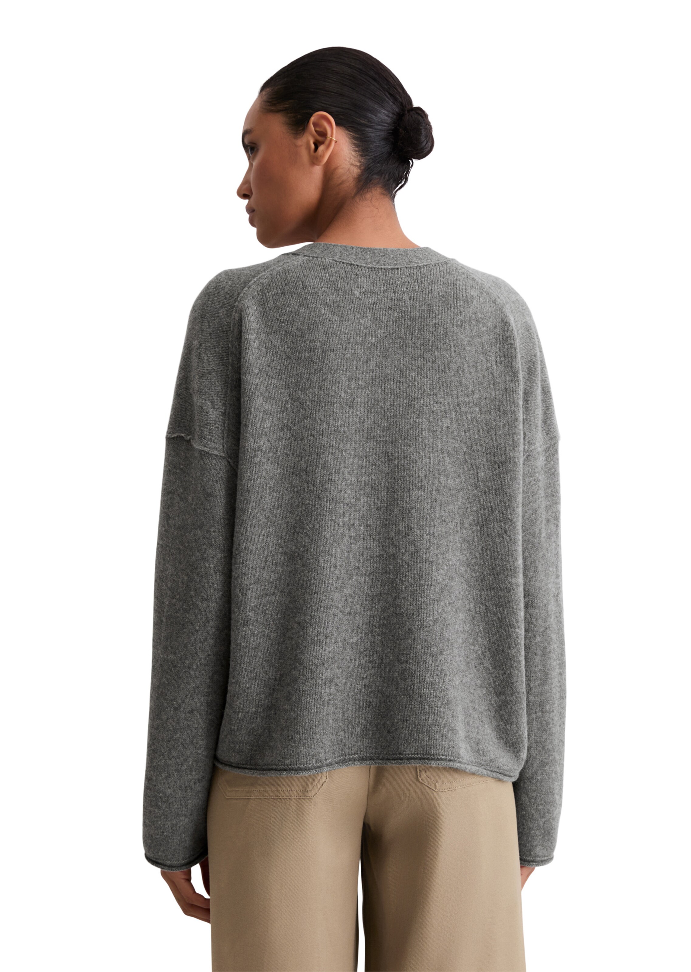 Marc O'Polo Strickjacke in Grau