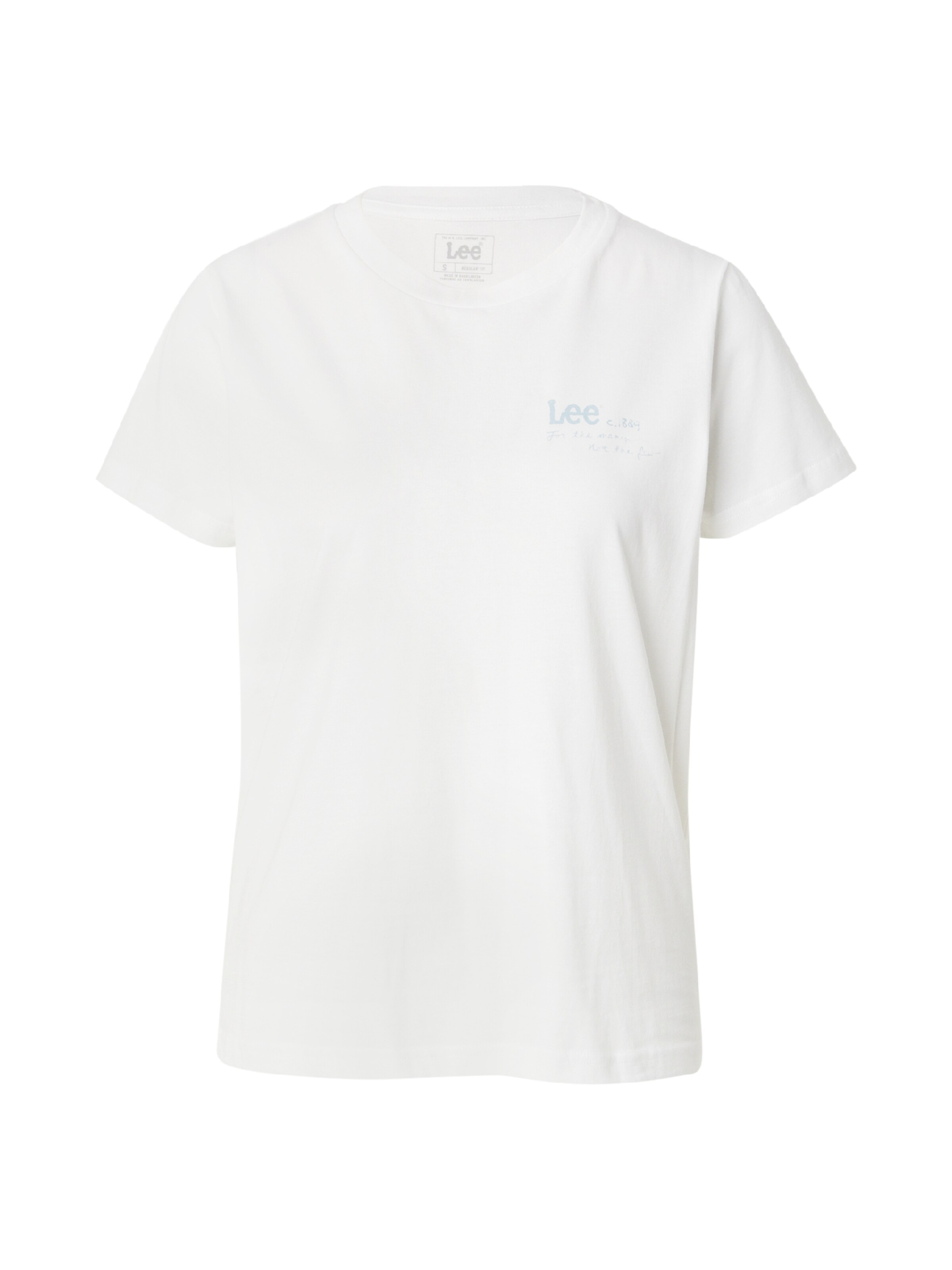 T-shirt Lee en blanc : devant