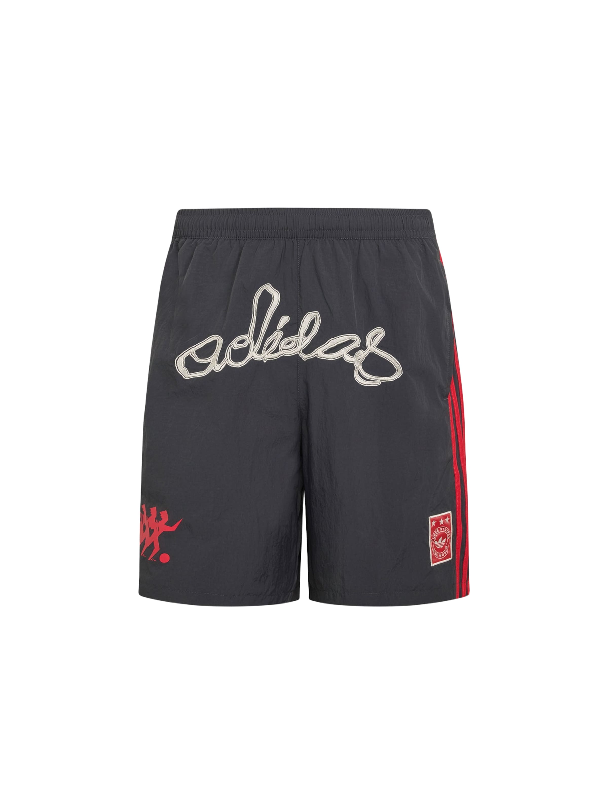 Regular Pantalon ADIDAS en noir : devant