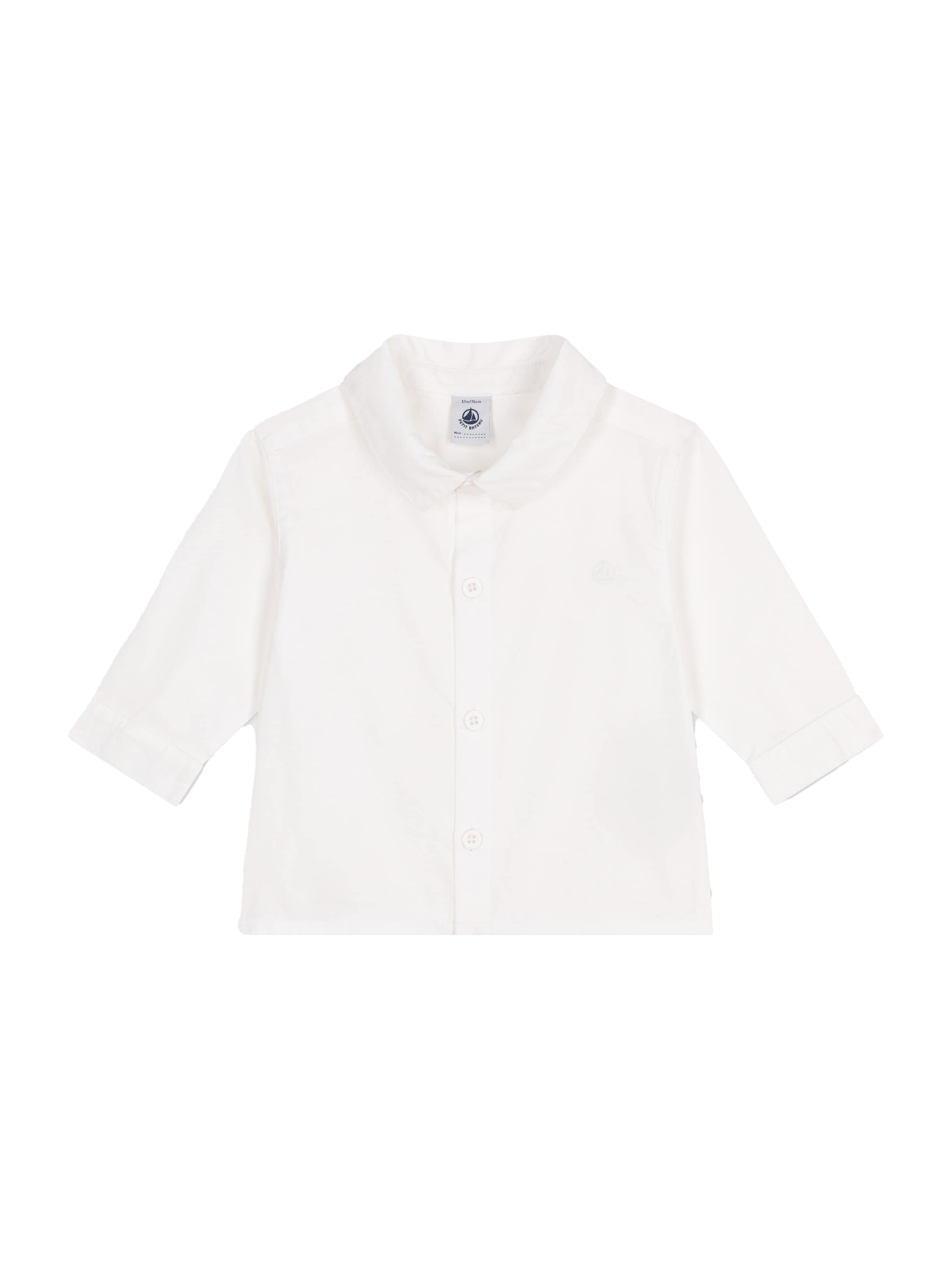 PETIT BATEAU - Ajuste regular Camisa en beige: frente
