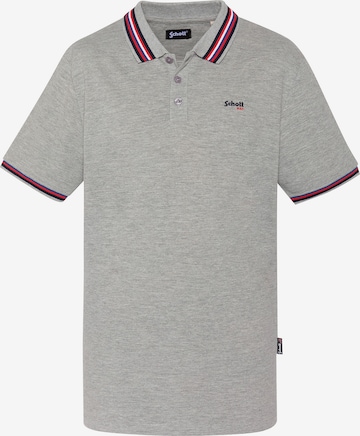 Schott NYC Shirt in Grau: Vorderseite