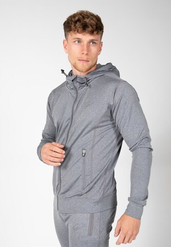 Giacca per l'allenamento 'Glendo' di Gorilla Wear in grigio: frontale