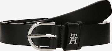 TOMMY HILFIGER Riem 'Essential Effortless' in Zwart: voorkant