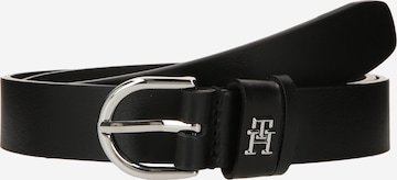 TOMMY HILFIGER Belt 'Essential Effortless' in Black: front