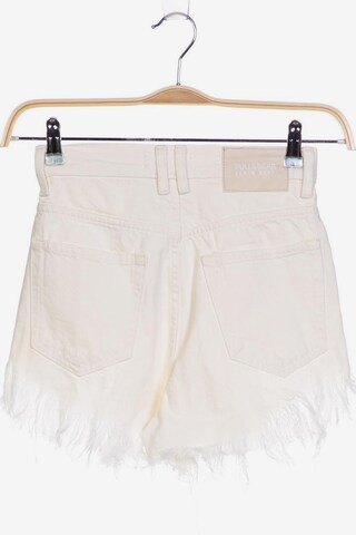 Pull&Bear Shorts XXS in Weiß