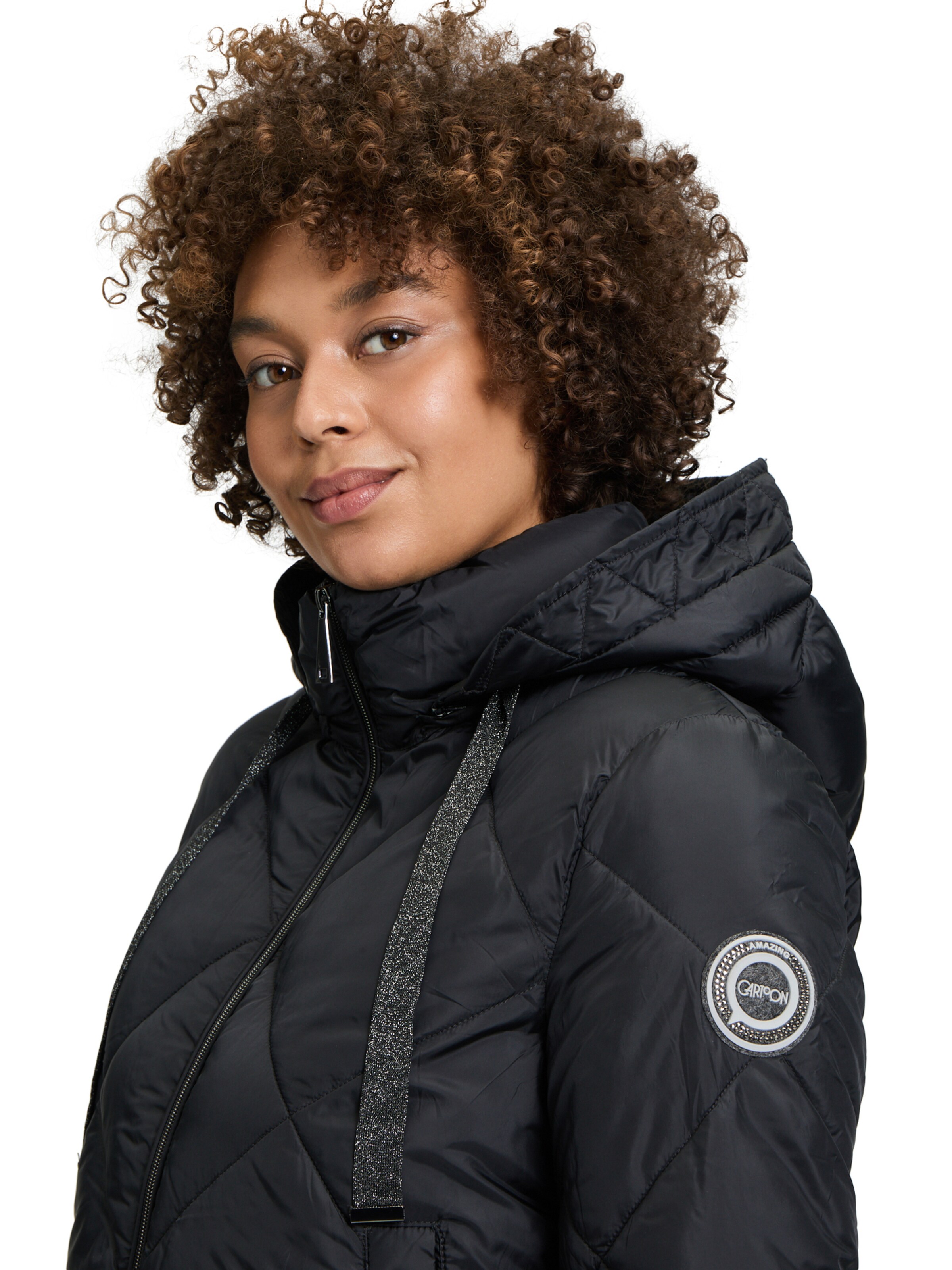 Giacca invernale di Cartoon in nero