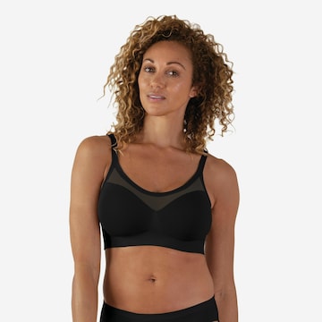 Bravado Designs Bralette Bra 'Sculpt Sheer' in Black: front