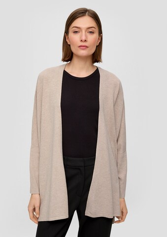 s.Oliver BLACK LABEL Strickjacke in Beige: predná strana