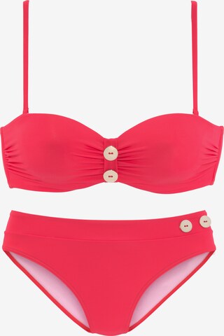 VIVANCE Balconette Bikini in Rot: predná strana