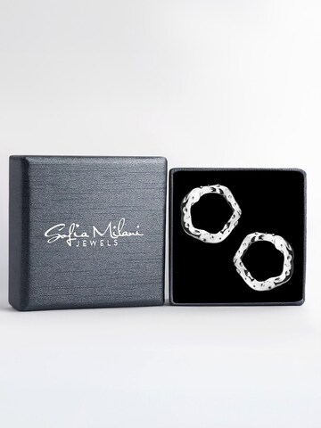 Sofia Milani Ohrringe 'Circle'‌‌ in Silber