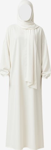 Robe Elara en blanc : devant