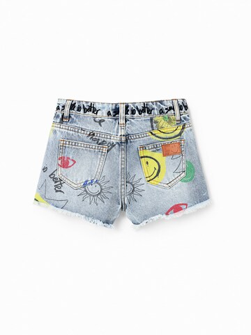 Desigual Regular Shorts in Blau