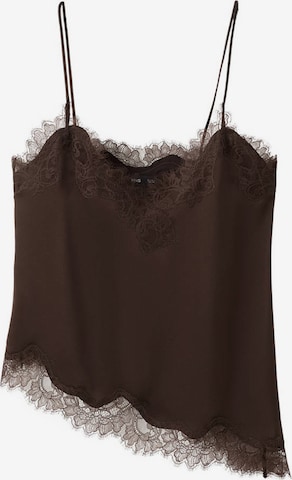 MANGO Top 'Tity' – hnědá