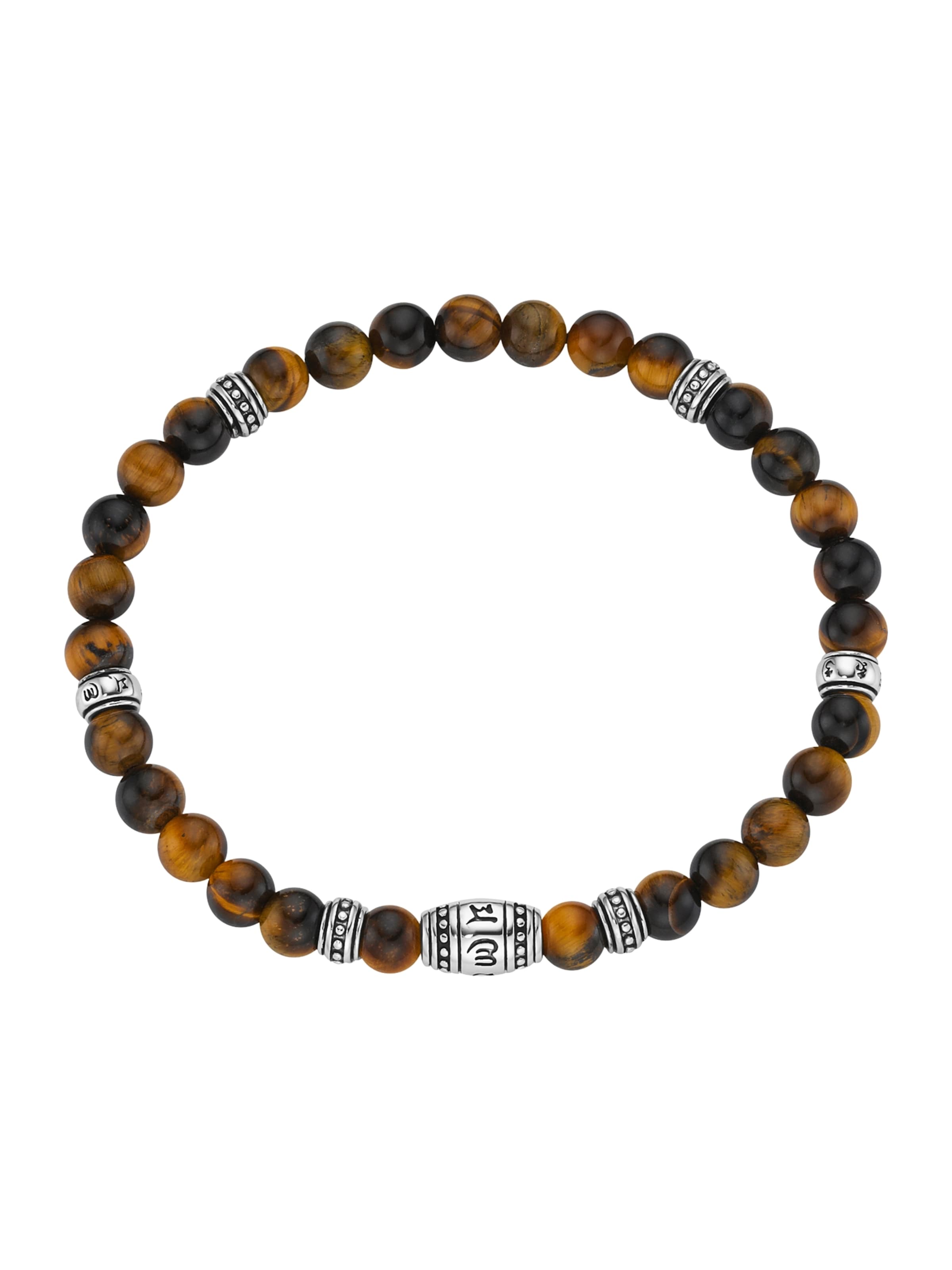 Giorgio Martello Milano Armband in Bruin: voorkant