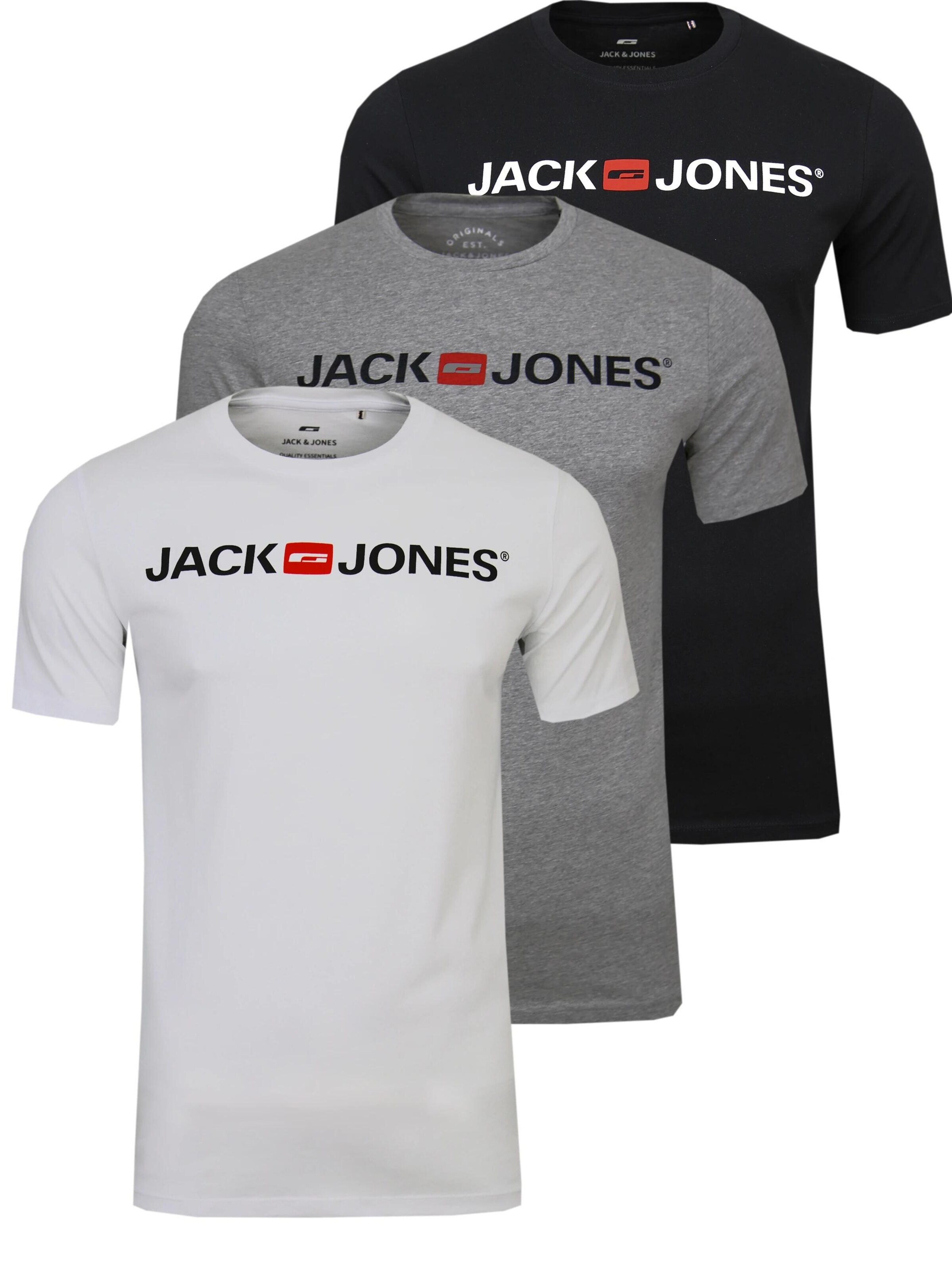 JACK & JONES Shirt‌‌‌‌‌‌‌‌ in Weiß: Vorderseite