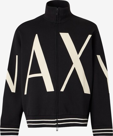 melns ARMANI EXCHANGE Sportiska jaka: no priekšpuses