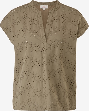 s.Oliver Blouse in Green: front